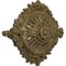 Ekena Millwork Antonio Ceiling Medallion, Hand-Painted Mississippi Mud Crackle, 35 7/8"W x 22 1/2"H x 4 3/8"P CM35X22ANMMC - alternate 3